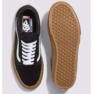 Vans Skate Old Skool Black/Gum Suede & Canvas Sneaker Shoes Sz 9.5 New in Box